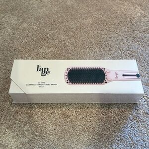 NEW L’ange Le Vite Ceramic Straightening Brush in blush